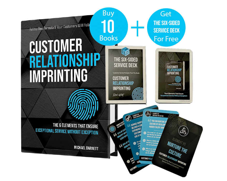 Save On Bundle Deal: Buy 10 Customer Relationship Imprinting Books & Get A Free Six-Sided Service Deck