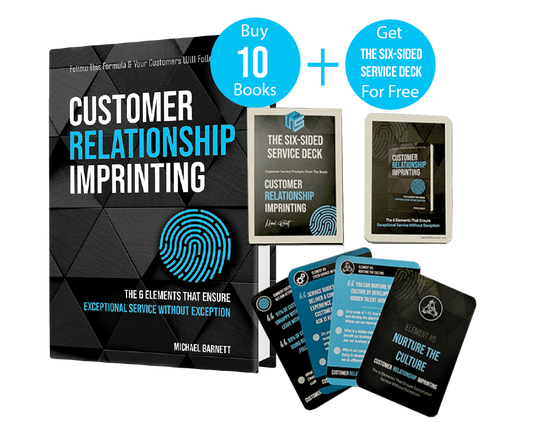 Save On Bundle Deal: Buy 10 Customer Relationship Imprinting Books & Get A Free Six-Sided Service Deck
